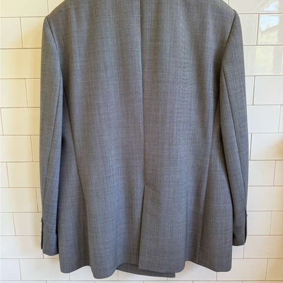 NWT Massimo Dutti double breasted gray blazer size 10 - Picture 9 of 10